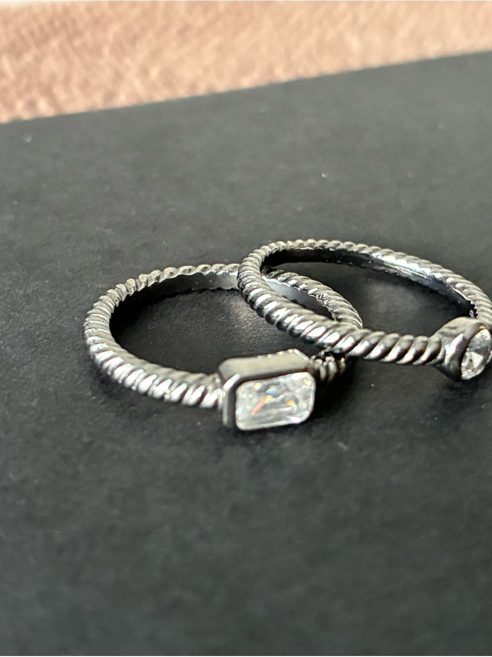 Freida Rothman Ring Set - Sz 8 - Picture 3 of 9